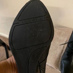 Black wedge booty by Nine West